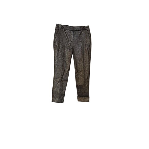White House Black Market Pants - White House Black Market Hematite Slim Ankle Size 6P Shimmer NWT Trouser